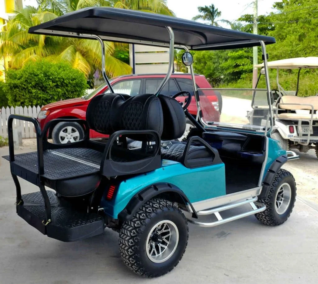 near San Pedro airport Ambergris Caye Belize golf cart rental prices