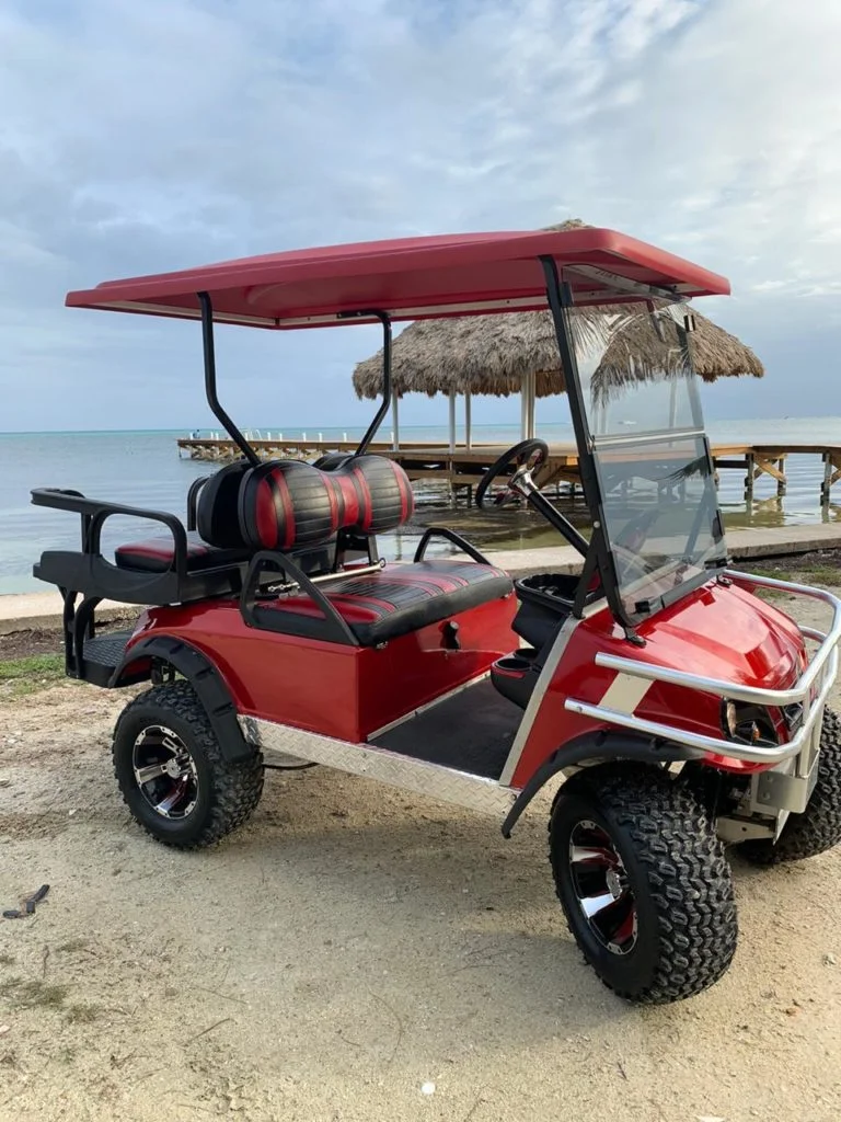 club car best golf carts for the beach ambergris caye