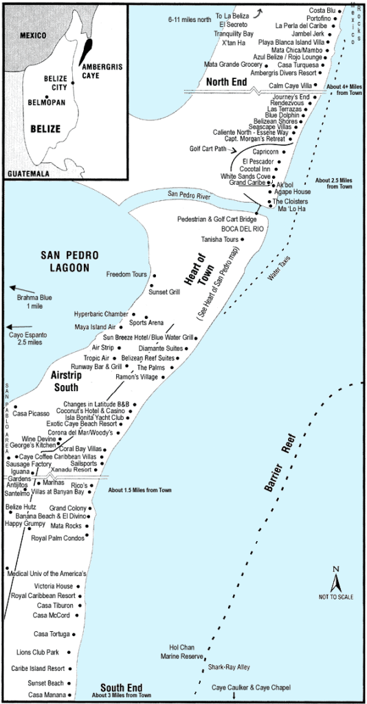 map of san pedro town